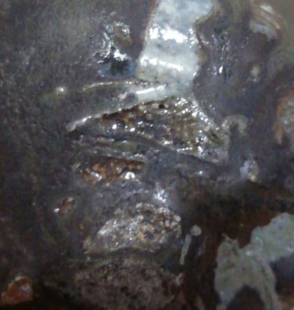 今西公彦作　丹波焼　黒丹波　茶碗　共箱　略歴付　茶道具