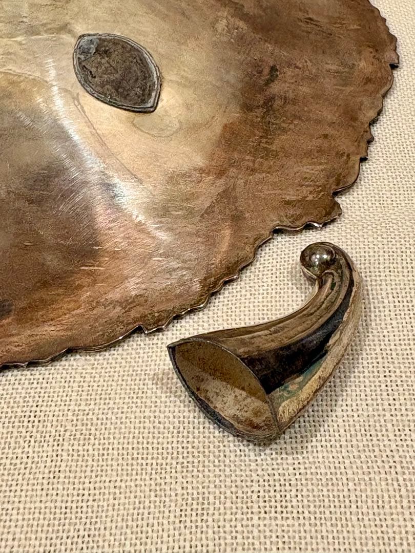 銀製　和光　コンポート皿　トレイ