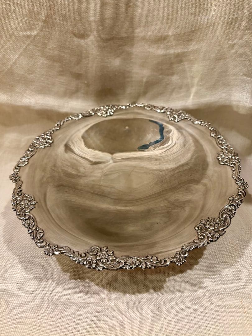 銀製　和光　コンポート皿　トレイ