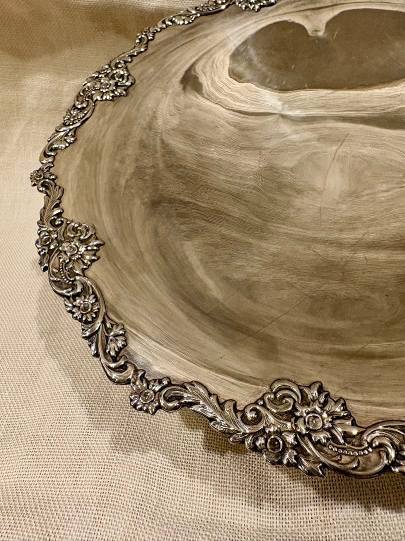 銀製　和光　コンポート皿　トレイ