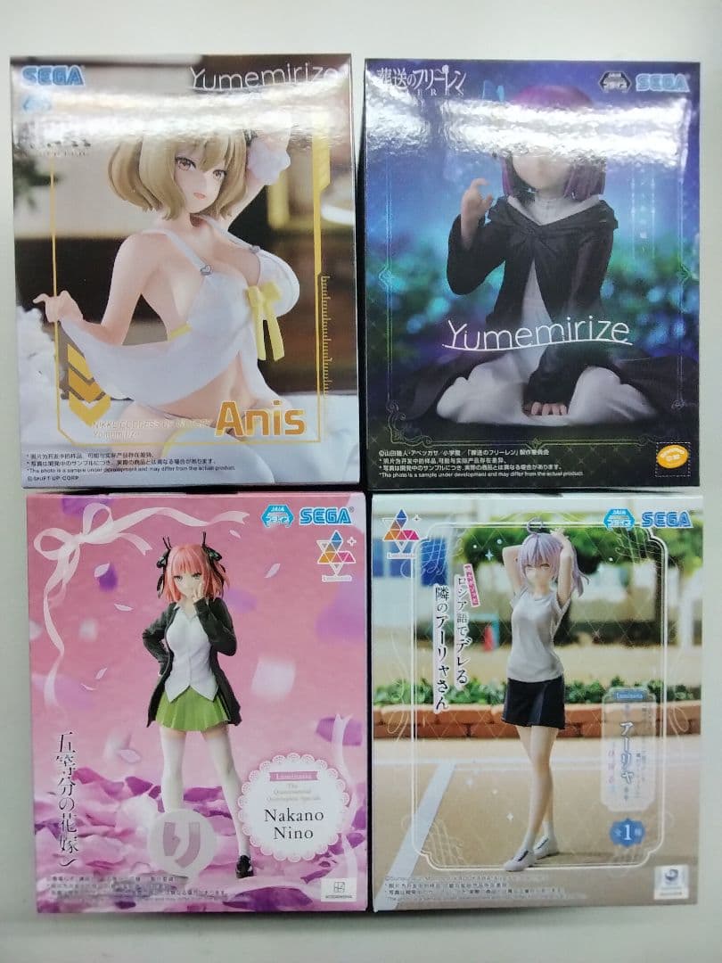 勝利の女神 NIKKE アニス　中野二乃　アーリャ　フェルン フィギュア