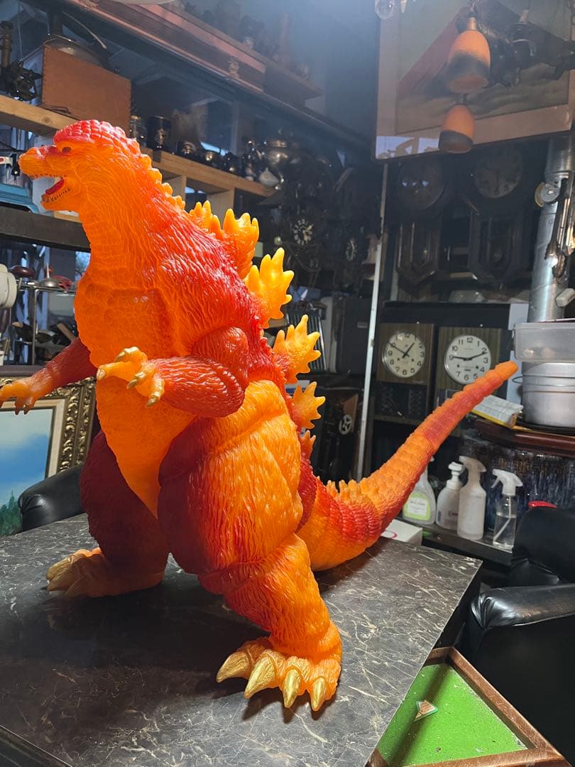 バーニングゴジラ　全長120cm 超特大、1994年発売　ゴジラ　バンダイ