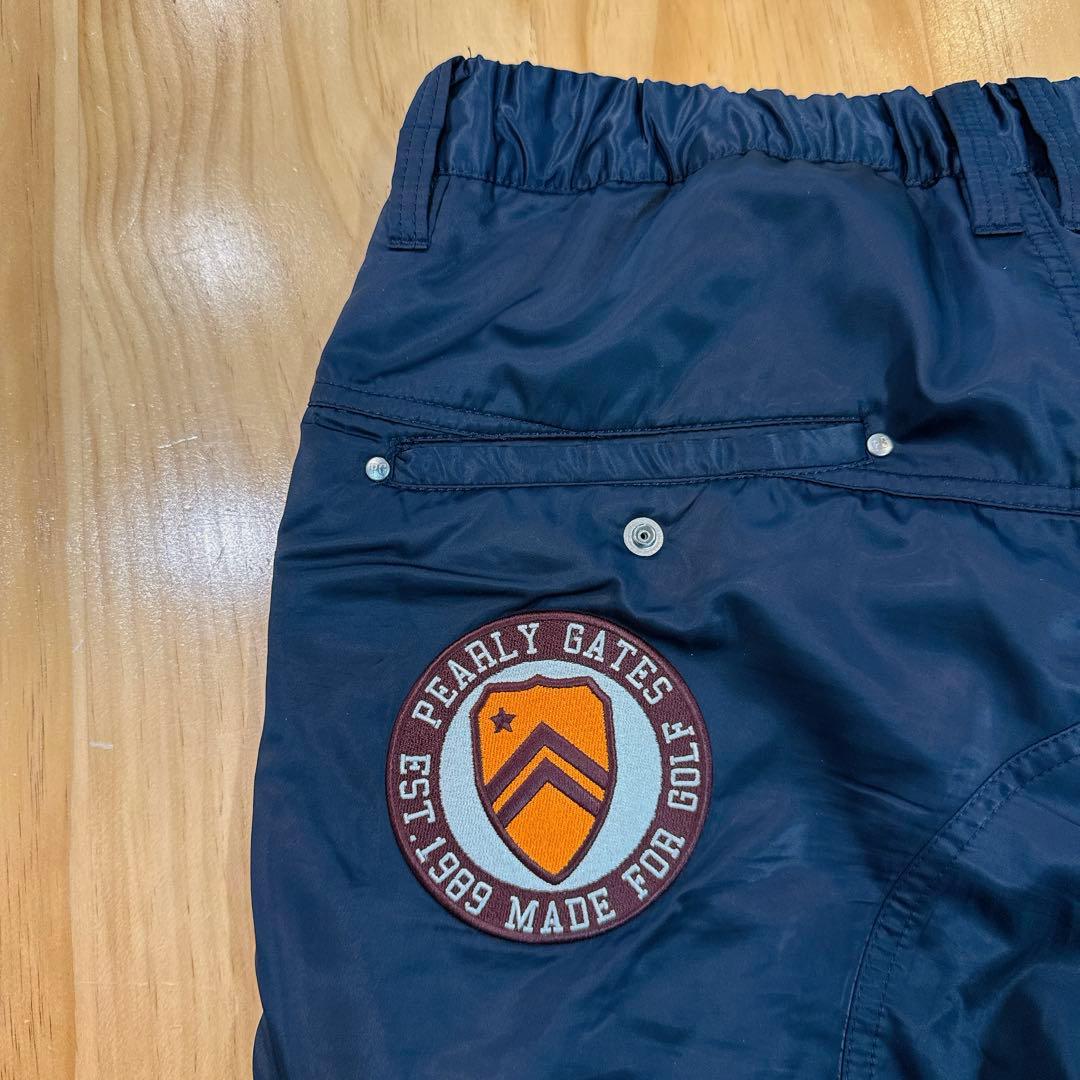 【中古美品】パーリーゲイツ　暖パンツ　中綿入り　ブラック　メンズパンツ　サイズ6