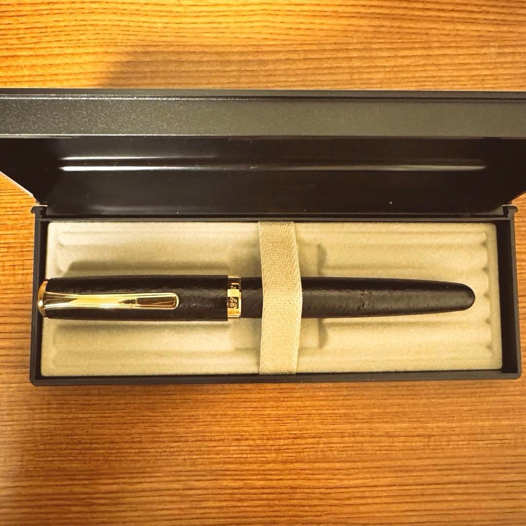 プラチナ万年筆 ブライヤーシェル　中字（M字）　センチュリー3776