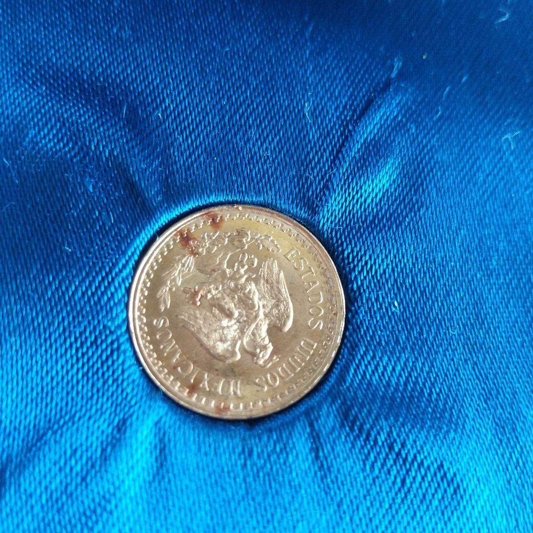 メキシコ 2.5ペソ金貨 専用ケースケース付き