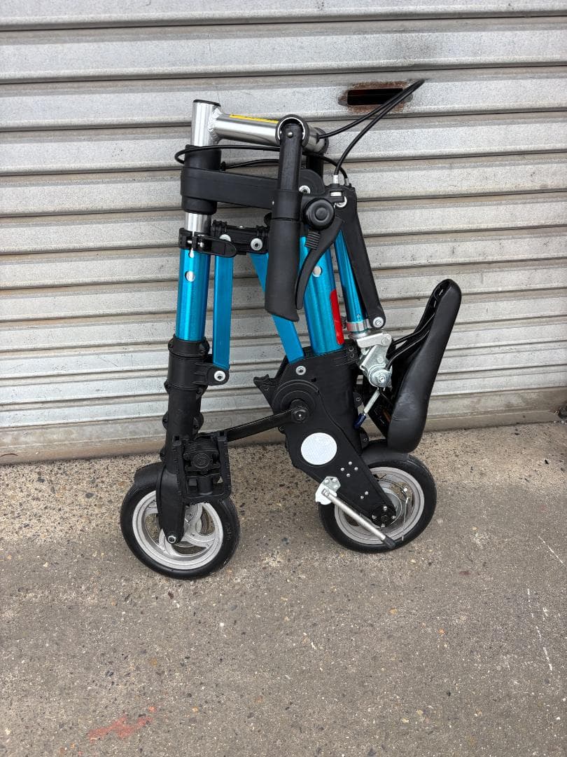 【超軽量折りたたみ】A-Bike アルミ製ミニベロ 自転車 8インチホイール