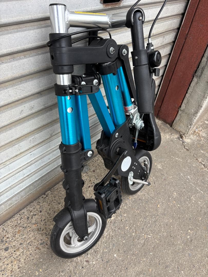 【超軽量折りたたみ】A-Bike アルミ製ミニベロ 自転車 8インチホイール