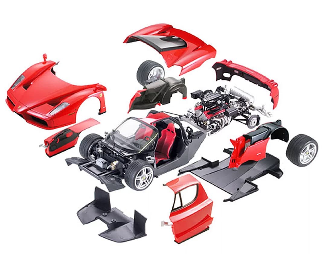 TAMIYA 1/24 エンツォフェラーリ レッドバージョン