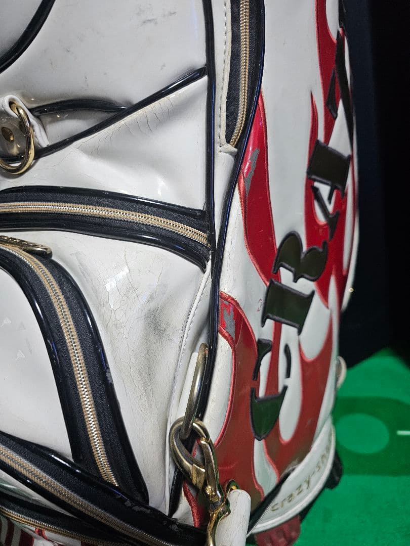 CRAZYキャディーバック ヘッドカバー付き