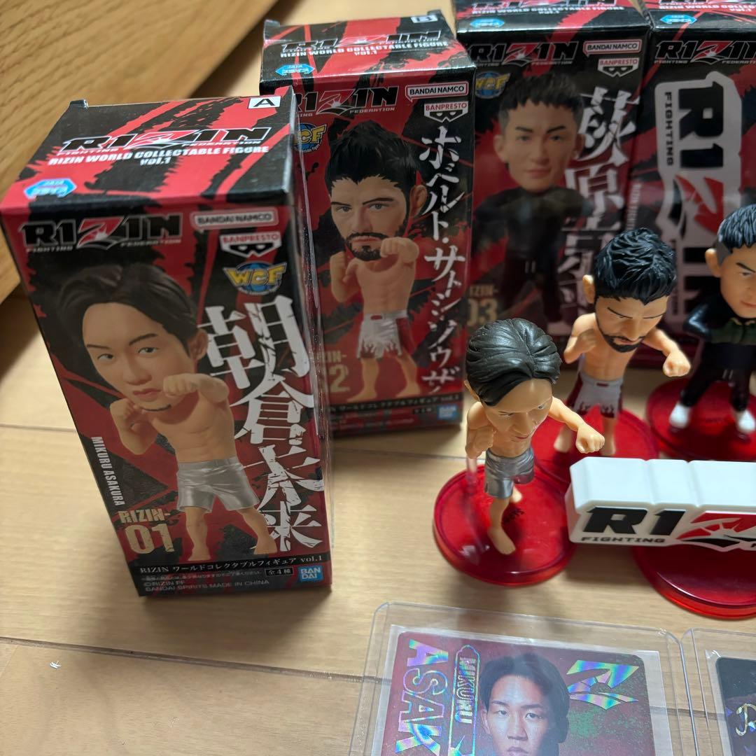RIZIN ワールドコレクタブルフィギュア フルセット ウエハース サインカード