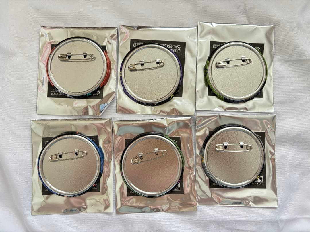 【新品】 名探偵コナン ぷちキャラコレクト缶バッジ Vol.6　全種セット