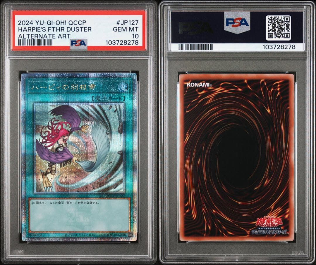 【 鑑定品 PSA10 】　極美品　ハーピィの羽根帚 25th クオシク 絵違い