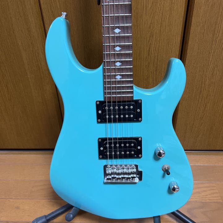 ラスト出品価格スキャロップメタルＢＣRichストラトギター ミントグリーン！！