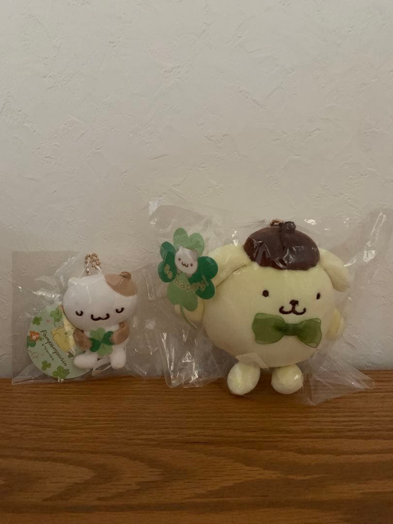 ポムポムプリン　むにゅぐるみクローバーシリーズ　プリン　マフィン