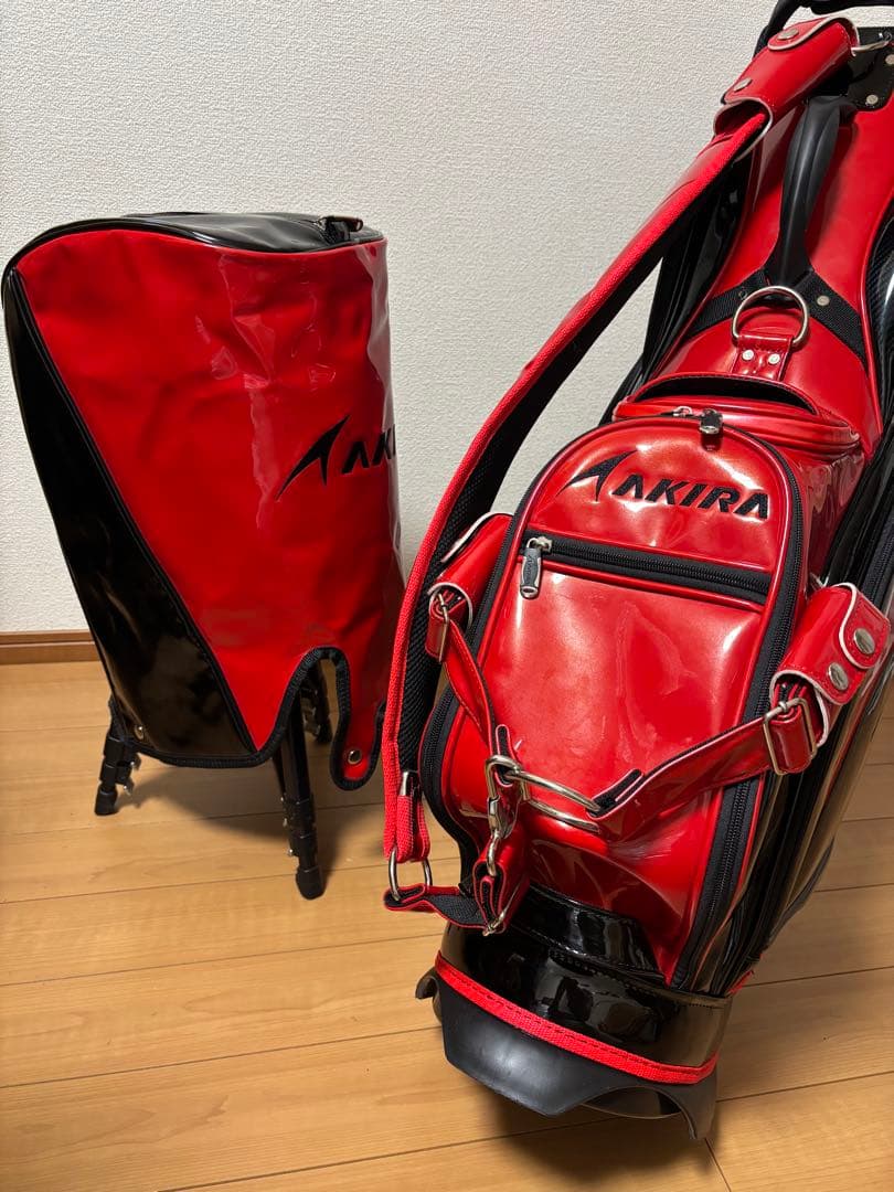 AKIRA アキラ 9.0型 アスリート プロモデル 超美品 キャディバック