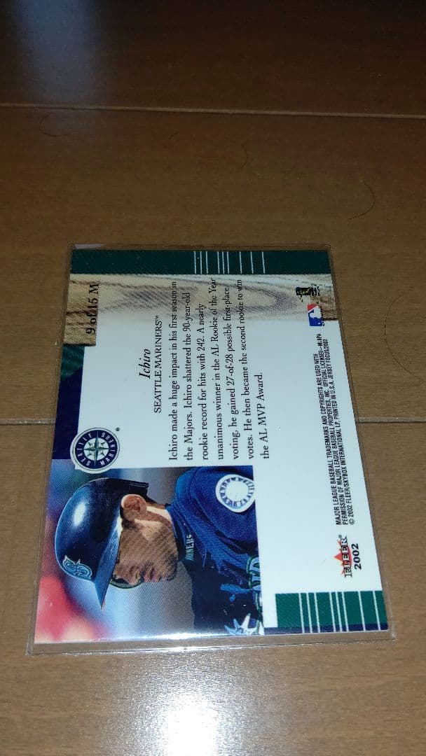 fleer focus  ichiro/イチロー ジャージ プリント カード