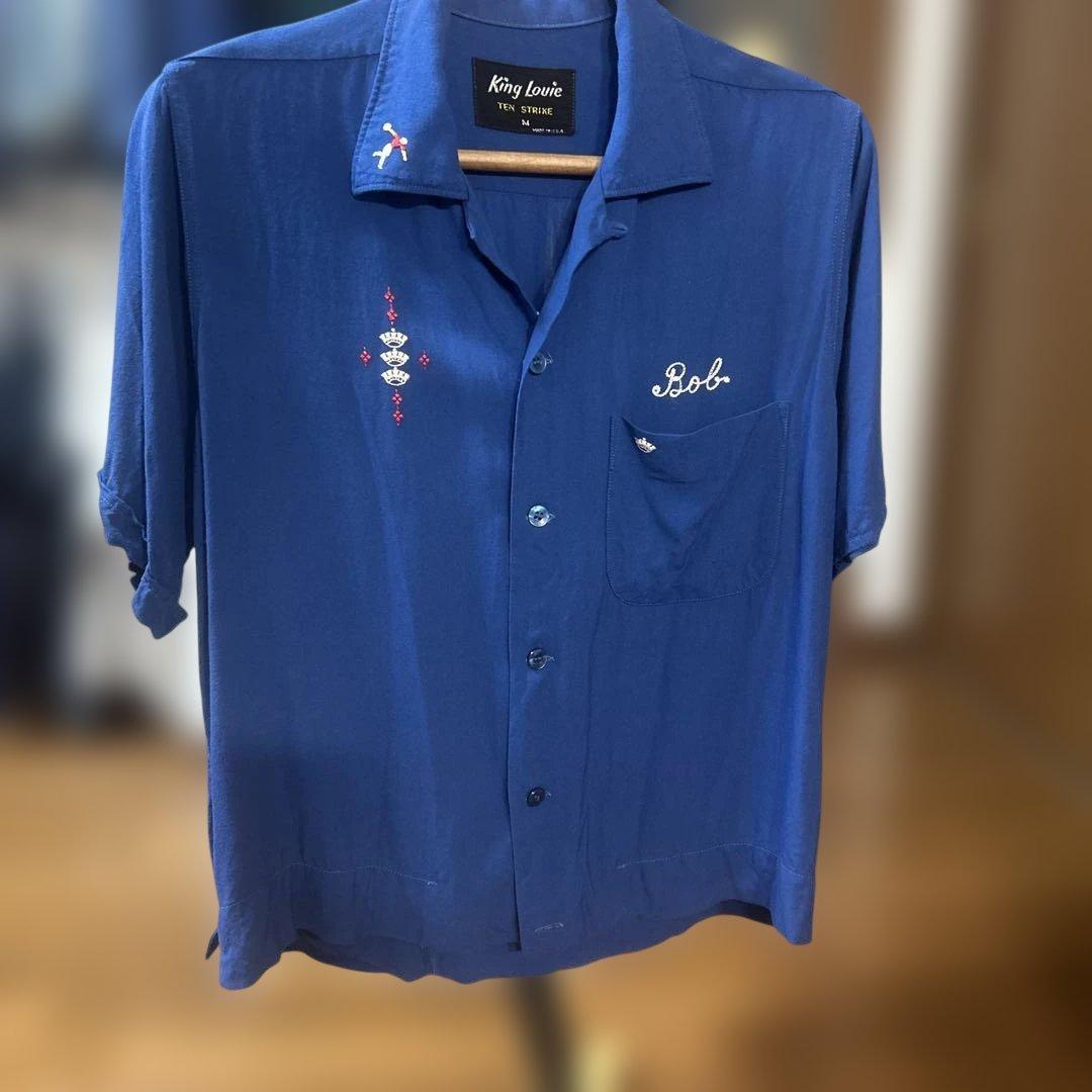 50s King Louie レーヨンボーリングシャツ