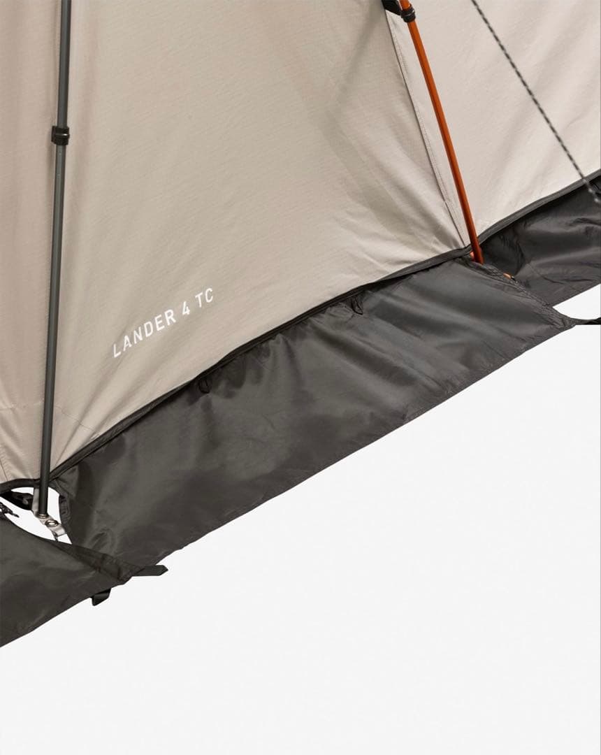 The North Face ドーム型テント ベージュ/ブラックランダー4