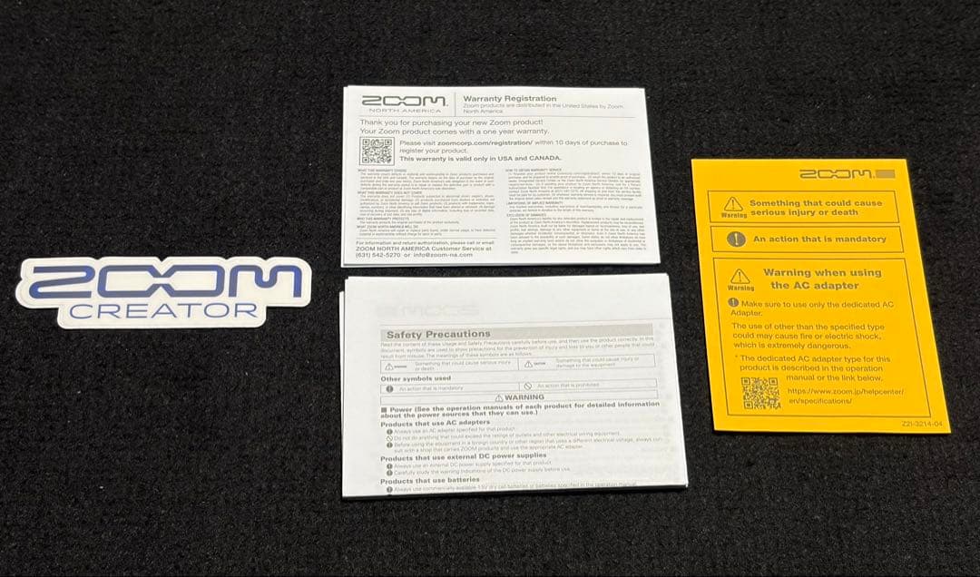 ZOOM ( ズーム ) MS-60B+ アダプターセット