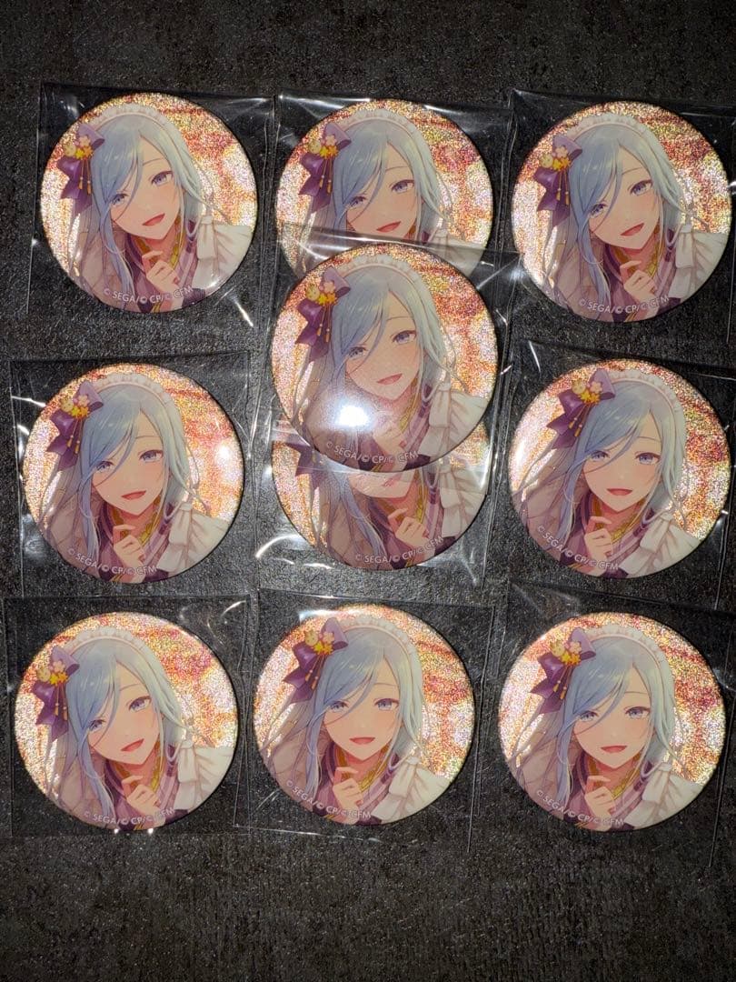 プロセカ グリッター缶バッジ グリ缶 48C 日野森雫 志歩 各10点