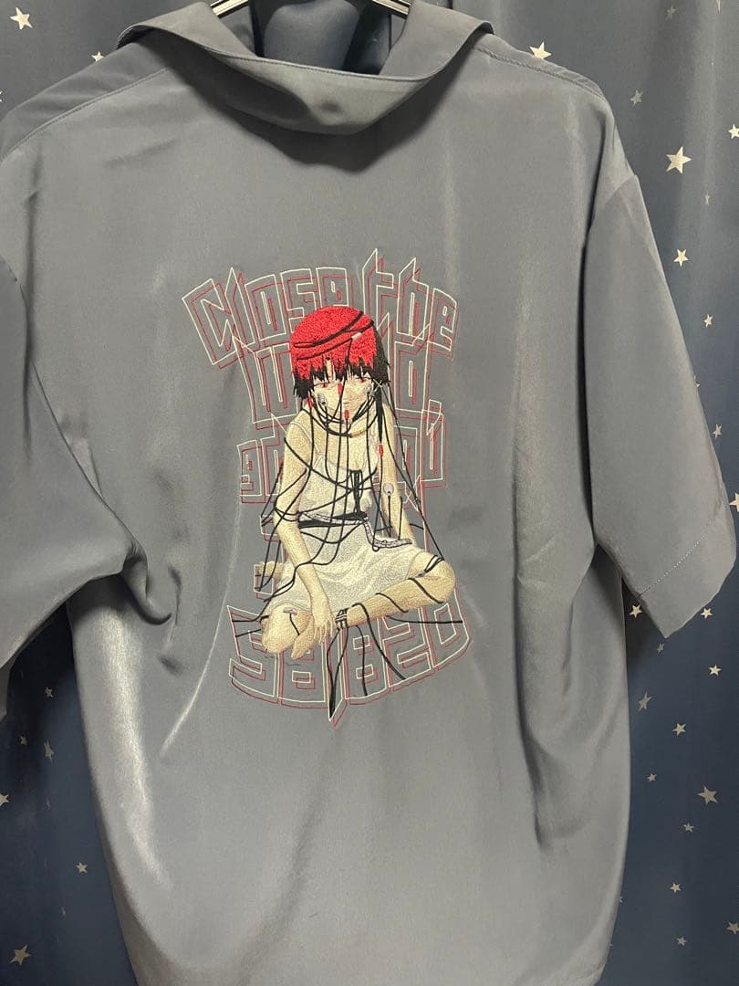 serial experiments lain 刺繍シャツ