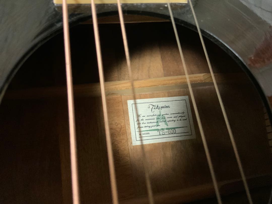 Takamine ts-600　トップ単板