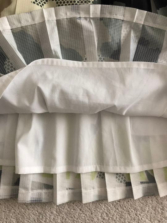 パーリーゲイツ　カモ柄　プリーツスカート