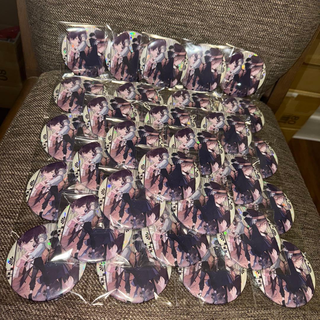 文豪ストレイドッグス c103 ホログラム缶バッジ 太宰治　中原中也　35点