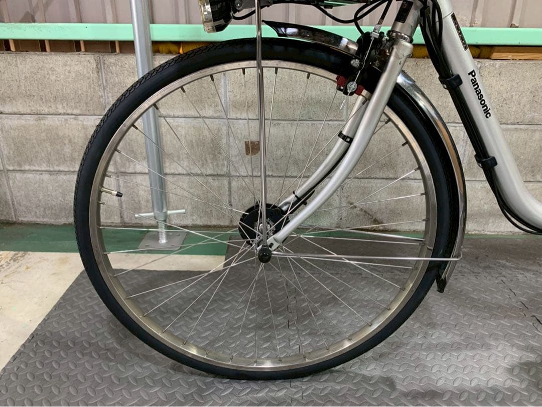電動自転車　パナソニック　ビビDX 26インチ シルバー　№6114