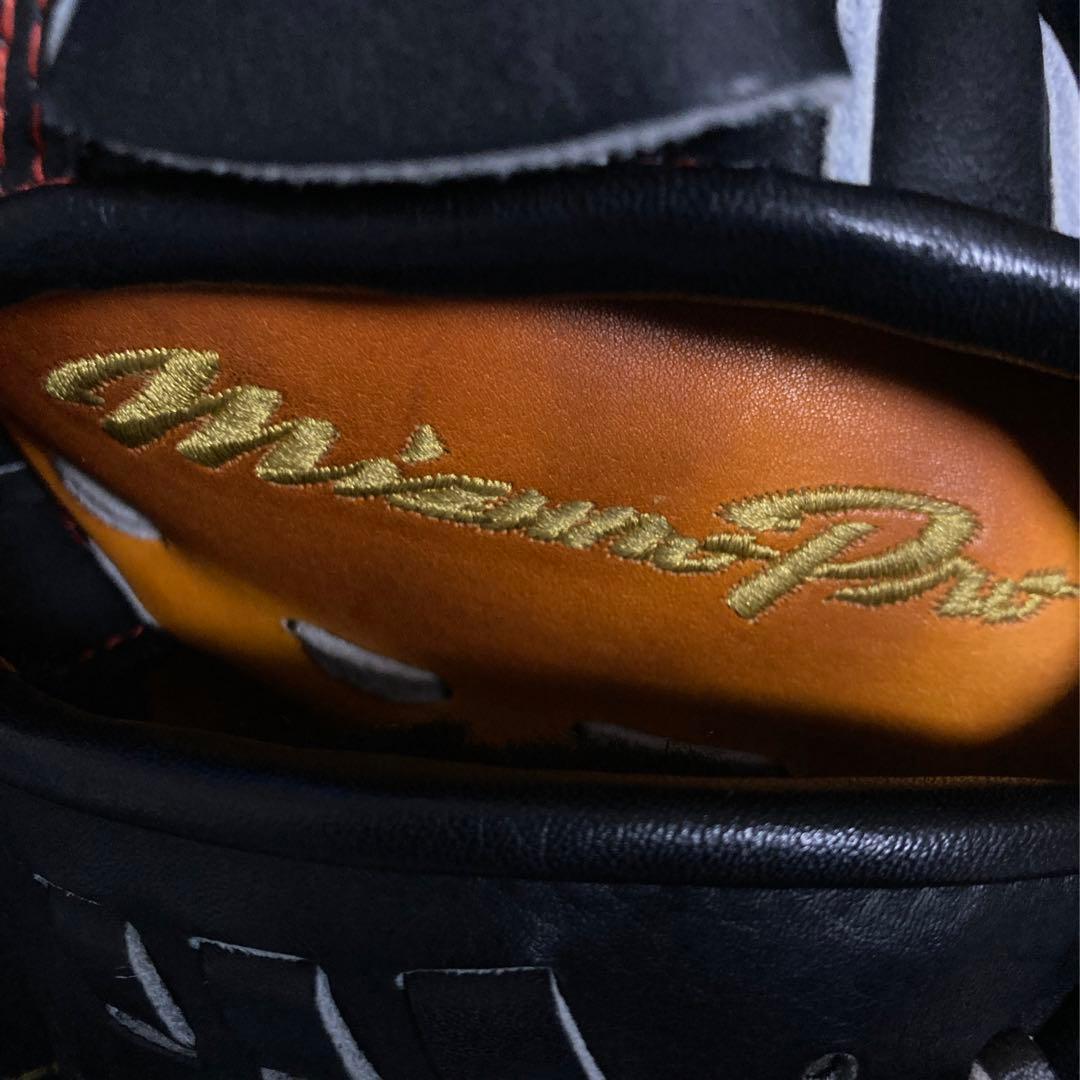 ミズノプロ キップ革 一般 大人用 硬式 左 投手 野球 グローブ グラブ 良品