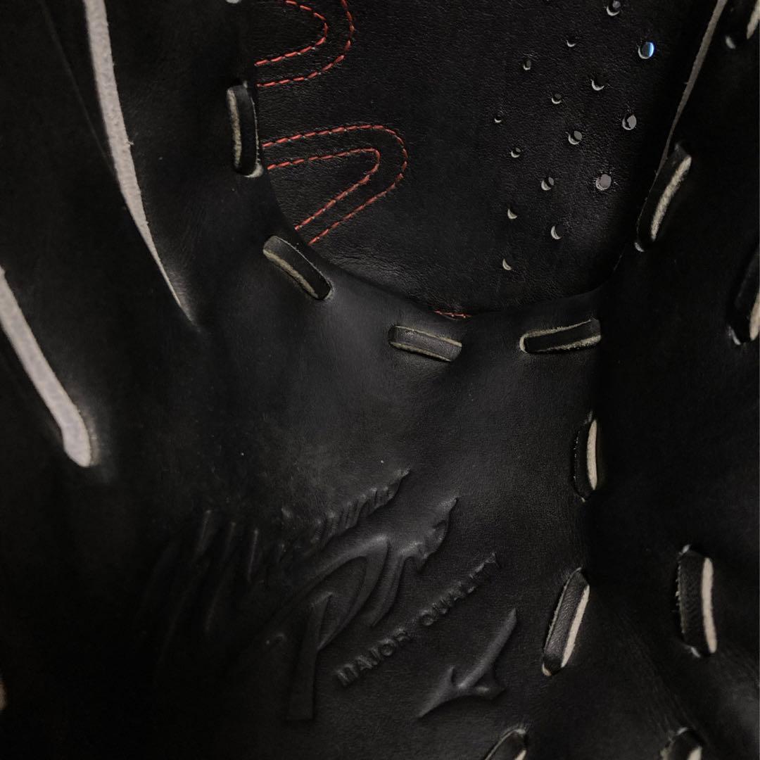 ミズノプロ キップ革 一般 大人用 硬式 左 投手 野球 グローブ グラブ 良品