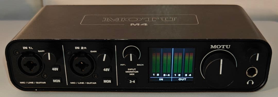 MOTU M4 オーディオインターフェイス【動作確認済み・元箱付属】