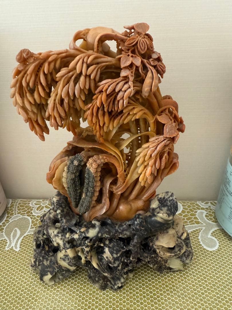 石雕 置物 / 五穀豊穣 / インテリア