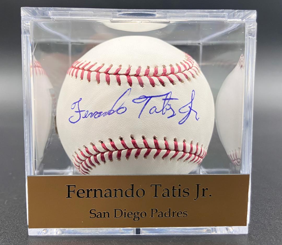 レア PADRES パドレス タティス Jr サイン フルネーム ボール