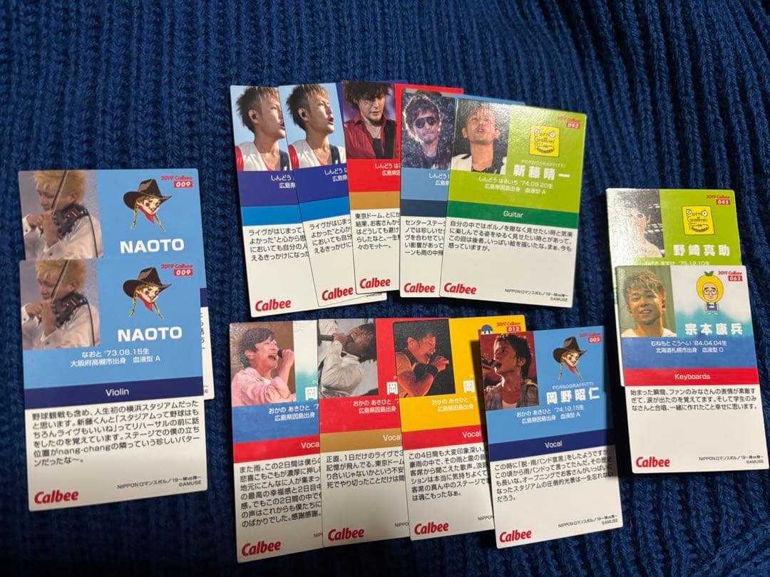 ポルノグラフィティ　ポテトチップス　カード