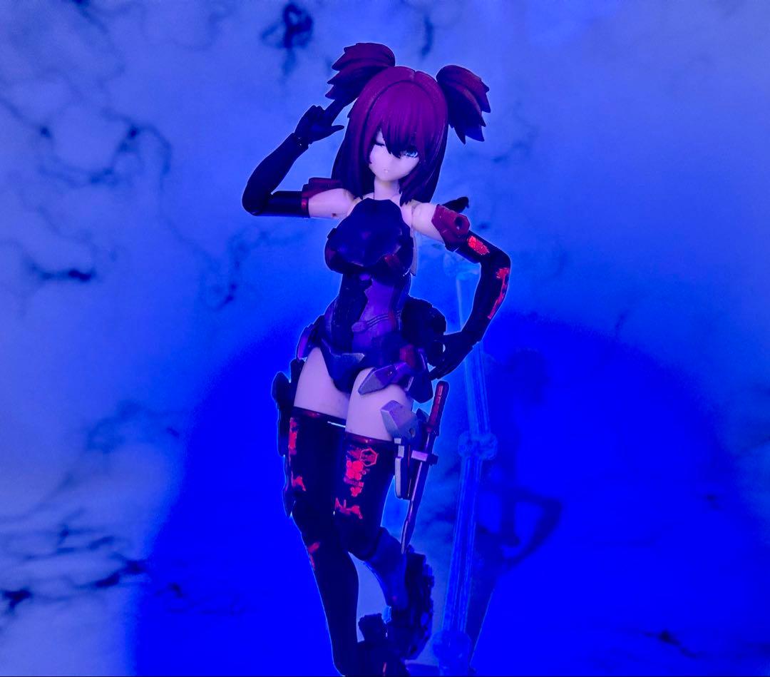 メガミデバイス　朱羅　忍者　枢　塗装済、完成品