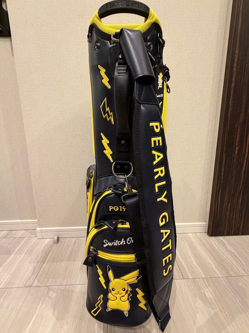 ひろと パーリーゲイツ キャディバッグ ピカチュウ ヘッドカバー付き