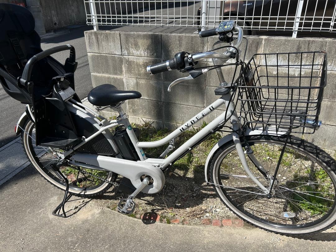 最終値下げ　ブリヂストン　HYDEE.Ⅱ電動アシスト自転車　チャイルドシートつき