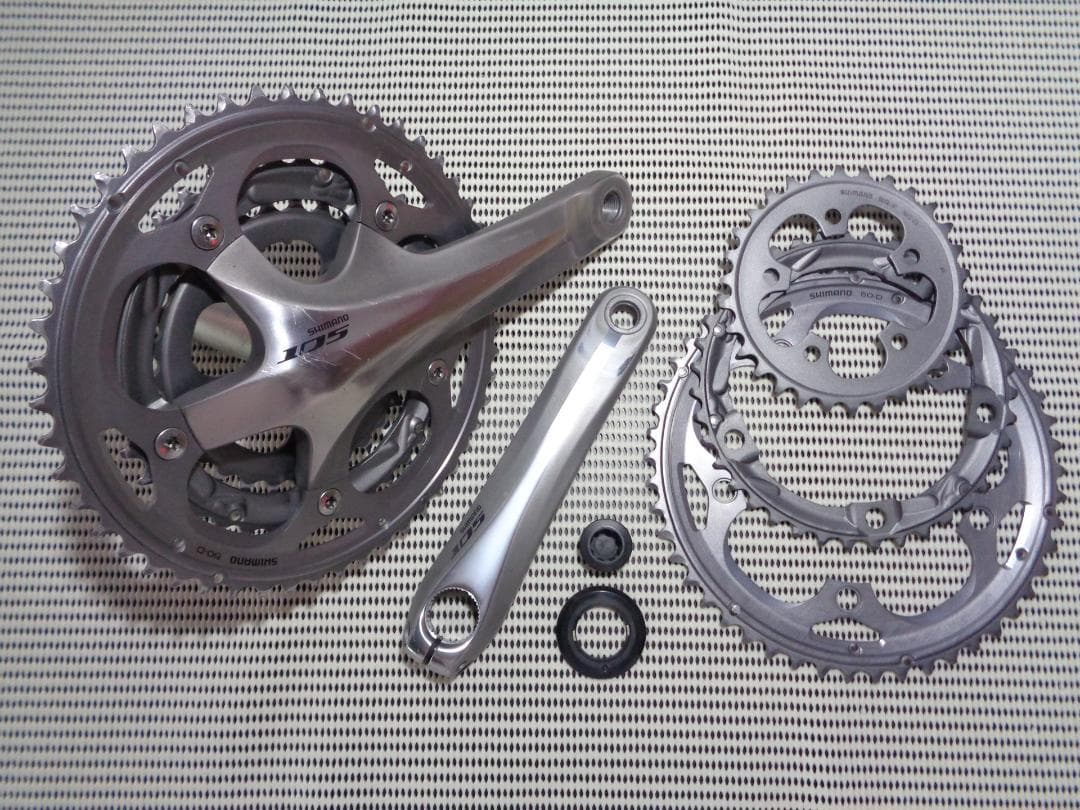 ＞ シマノ製 105 トリプル クランク FC-5703 165mm