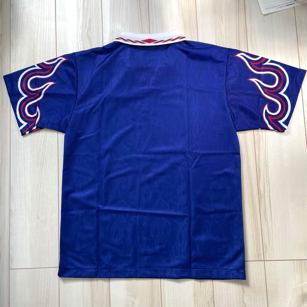 新品1996-1998サッカー日本代表ユニフォーム炎