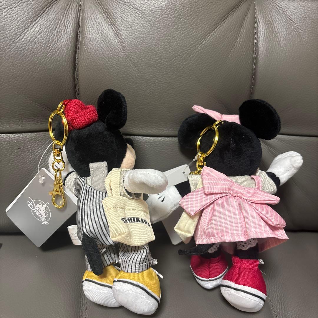 ディズニーストア　立川限定　ぬいぐるみキーチェーン　ミッキー　ミニー　ドナルド