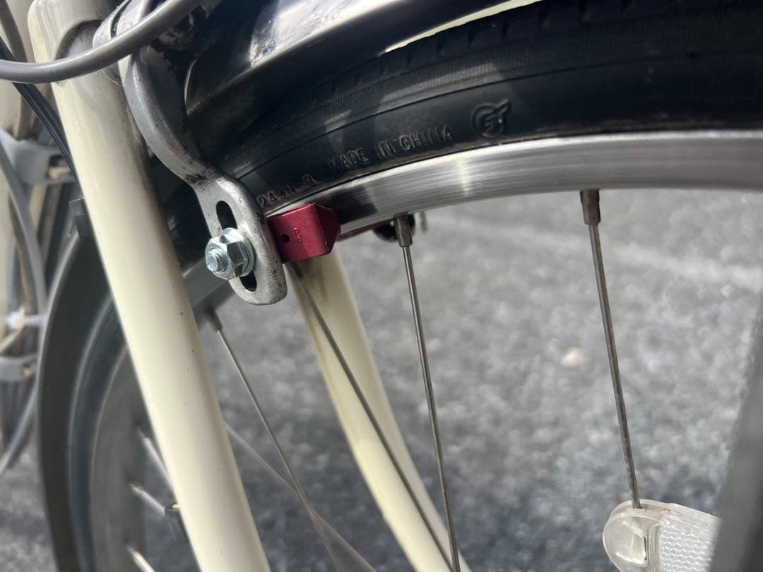 Panasonicエコナビ機能付き電動アシスト自転車きれいなホワイト26インチ