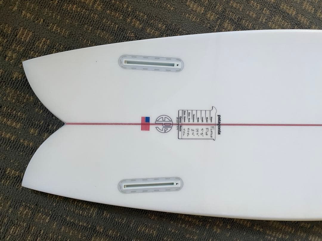 新品 FCD パタゴニア Fish Twin 5'5 新品