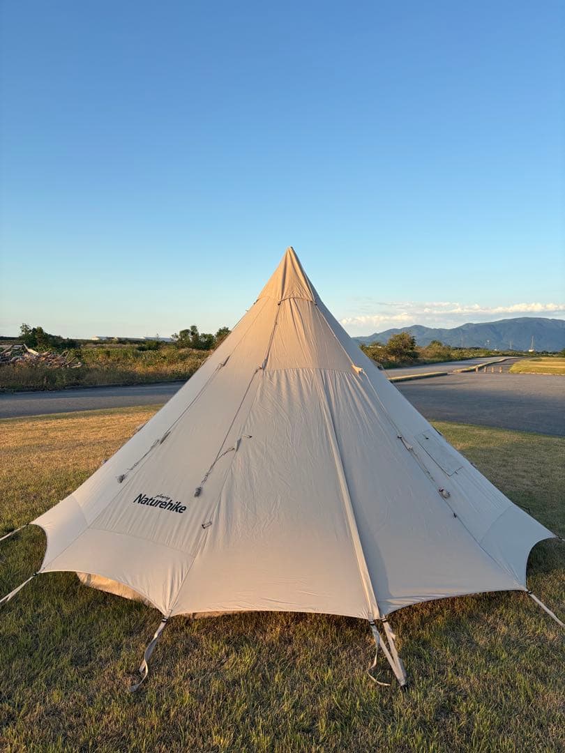 Naturehike コットンピラミッドラージテント ブライトン12.3」　中古