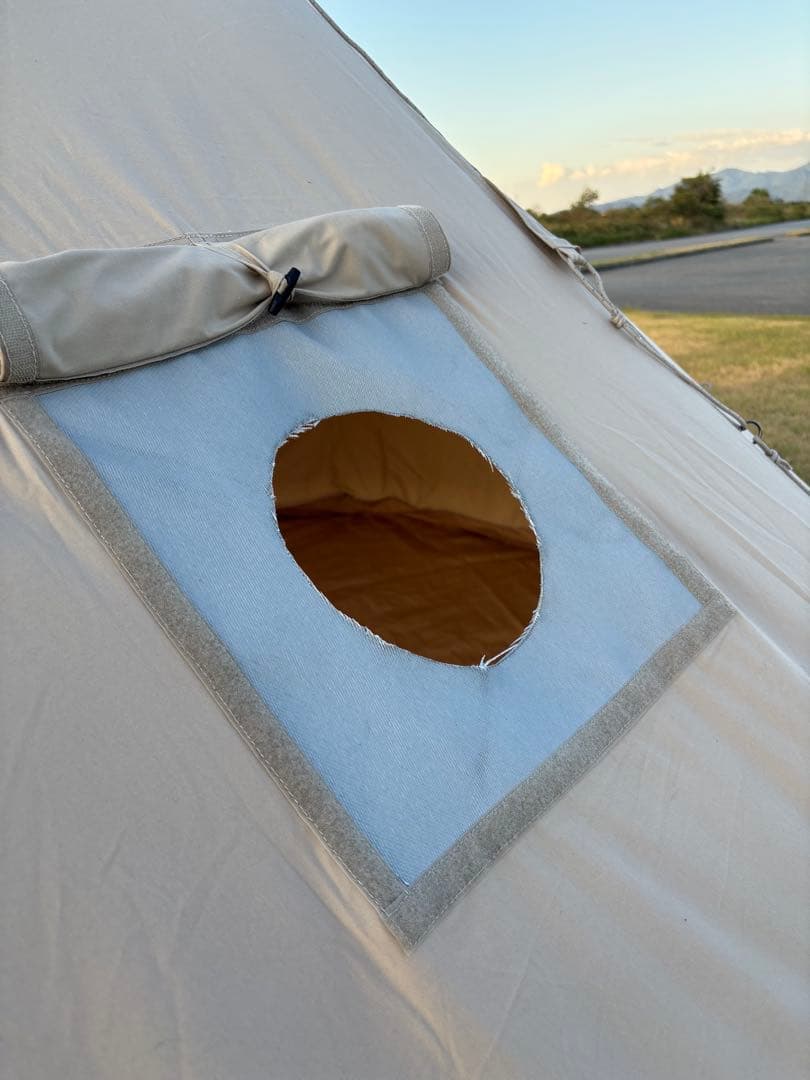 Naturehike コットンピラミッドラージテント ブライトン12.3」　中古