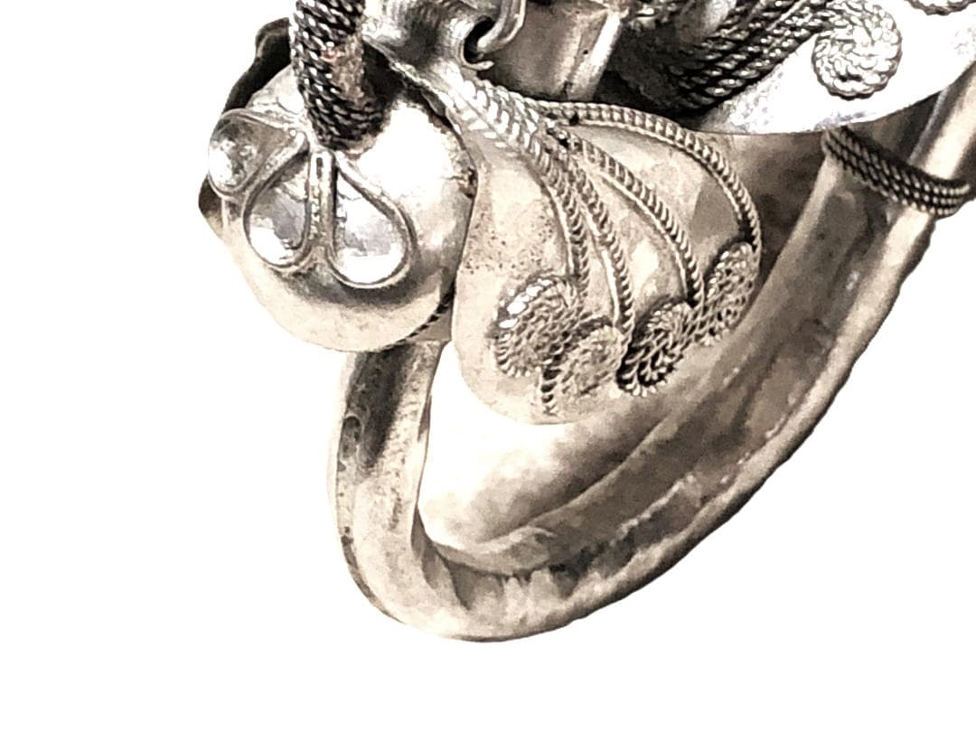 【 シルバー彫金パイプ 】　古美術・阿片煙管　タイ骨董