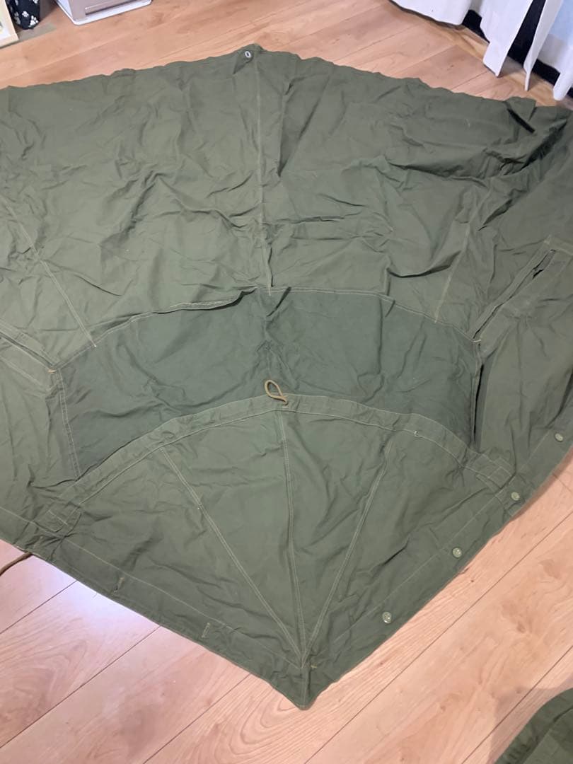 ポーランド軍　軍幕2枚セット　ハトメ1