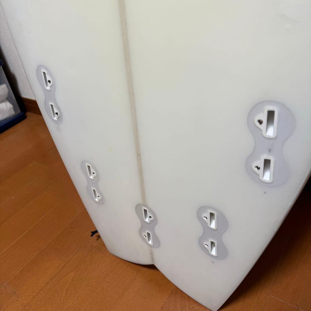 美品　サーフボード　ノーブランド　5フィン　フィッシュ　6.0 38L