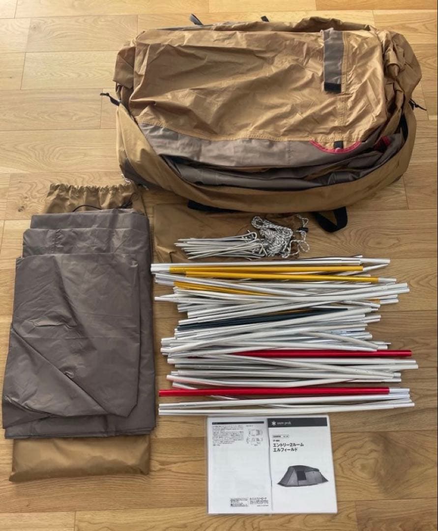 美品　　スノーピーク　エルフィールド　 マットシートセット