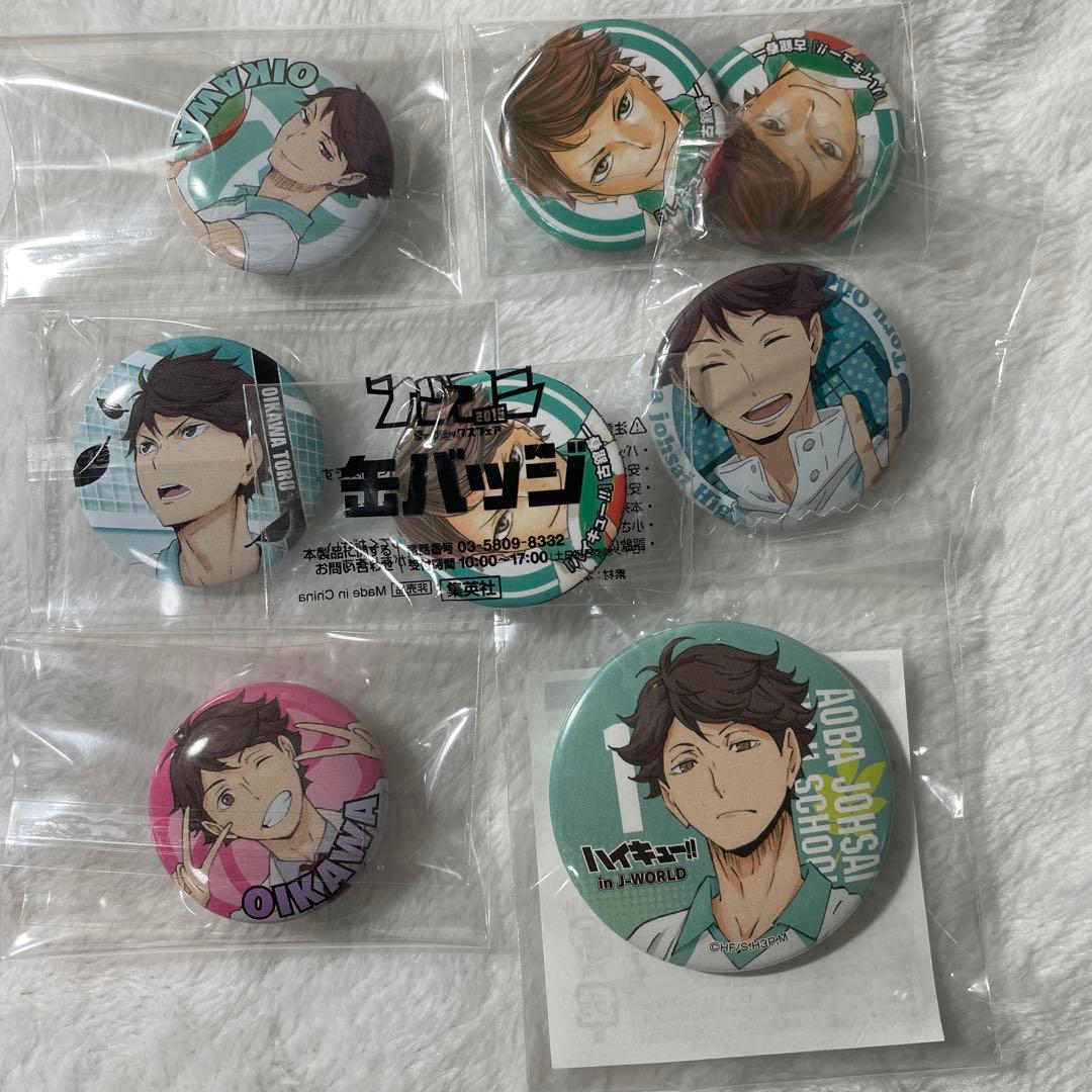 ハイキュー　及川徹　ミニ缶バッジ　おみくじ缶バッジ　j-world